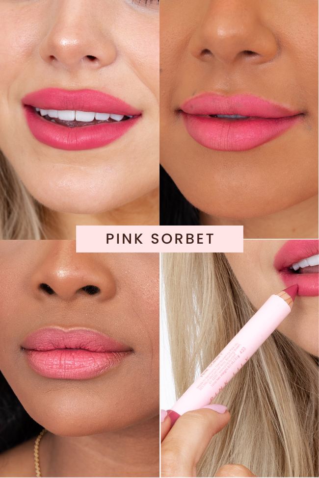 Pink Lily Beauty Double Bloom Dual Lipstick & Lip Liner - Pink Sorbet