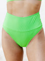 Needing Vitamin Sea Neon Lime Bikini Bottoms FINAL SALE