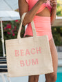 Beach Bum Raffia Beach Bag