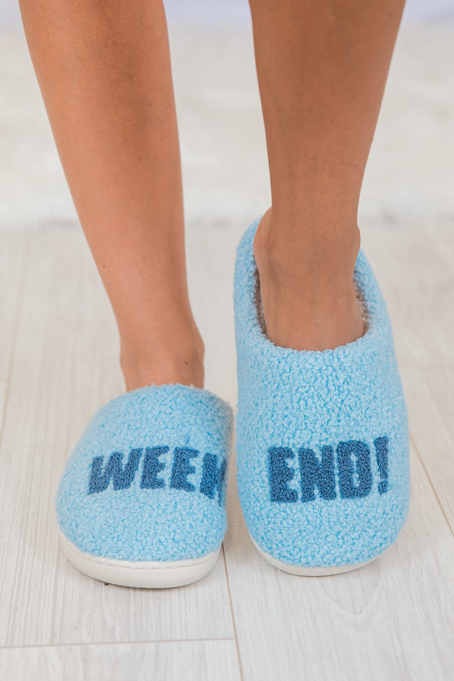 Blue Weekend! Slippers FINAL SALE