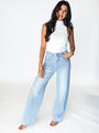 Kelsea Light Wash Wide Leg Jeans