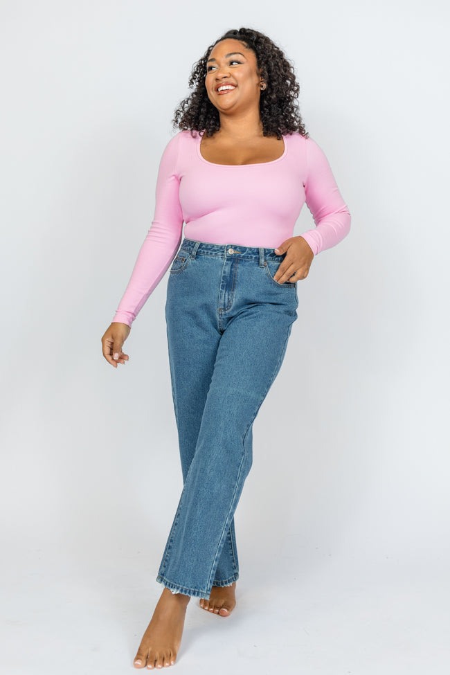 Megan Medium Wash Straight Leg Tall Mom Jeans FINAL SALE