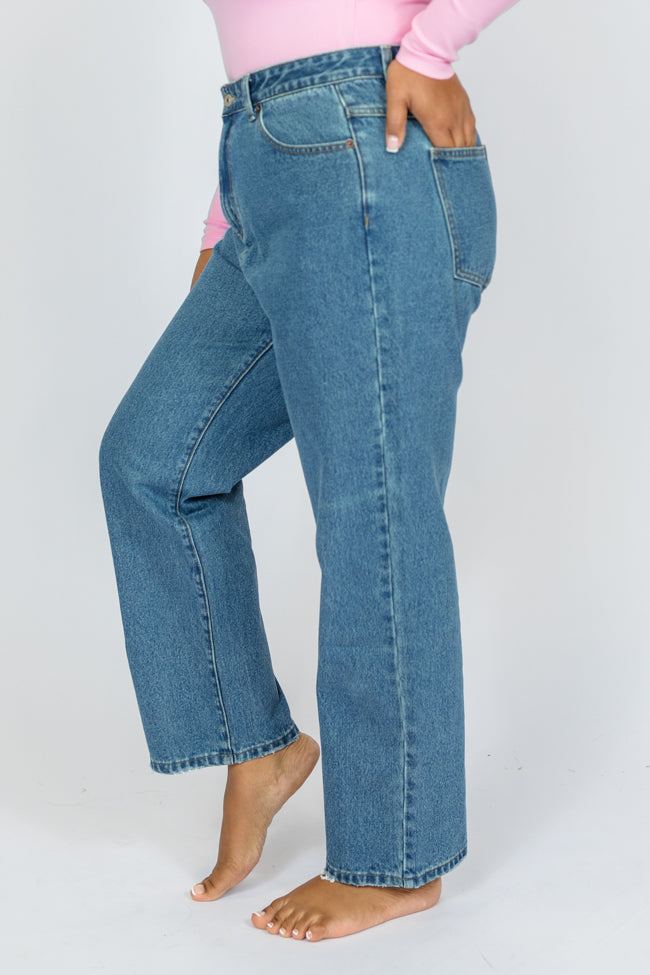 Megan Medium Wash Straight Leg Tall Mom Jeans FINAL SALE