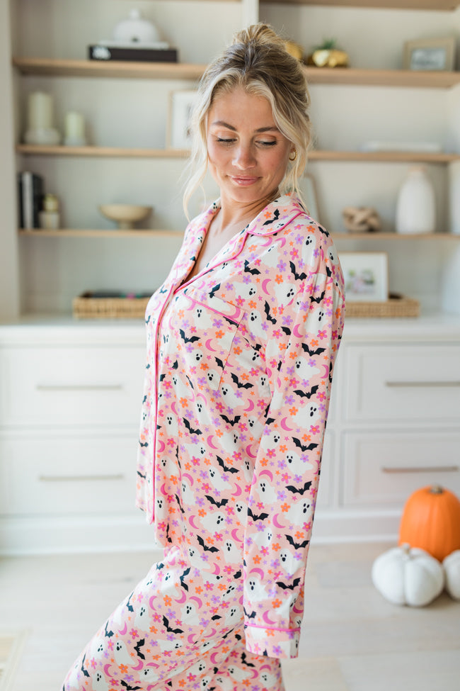 Under The Stars In Haunted Honey Bamboo Pajama Top FINAL SALE