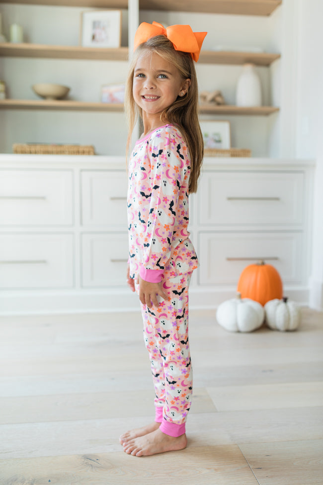 Kid's Under The Stars In Haunted Honey Girly Bamboo Pajama Set FINAL SALE