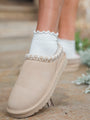 Sydney Light Beige Short Slip-On Bootie