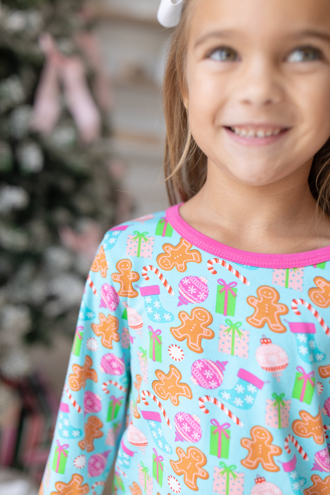 Kid's Under The Stars In Christmas Cheer Bamboo Pajama Set FINAL SALE