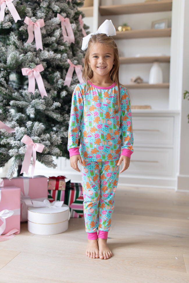 Kid's Under The Stars In Christmas Cheer Bamboo Pajama Set FINAL SALE