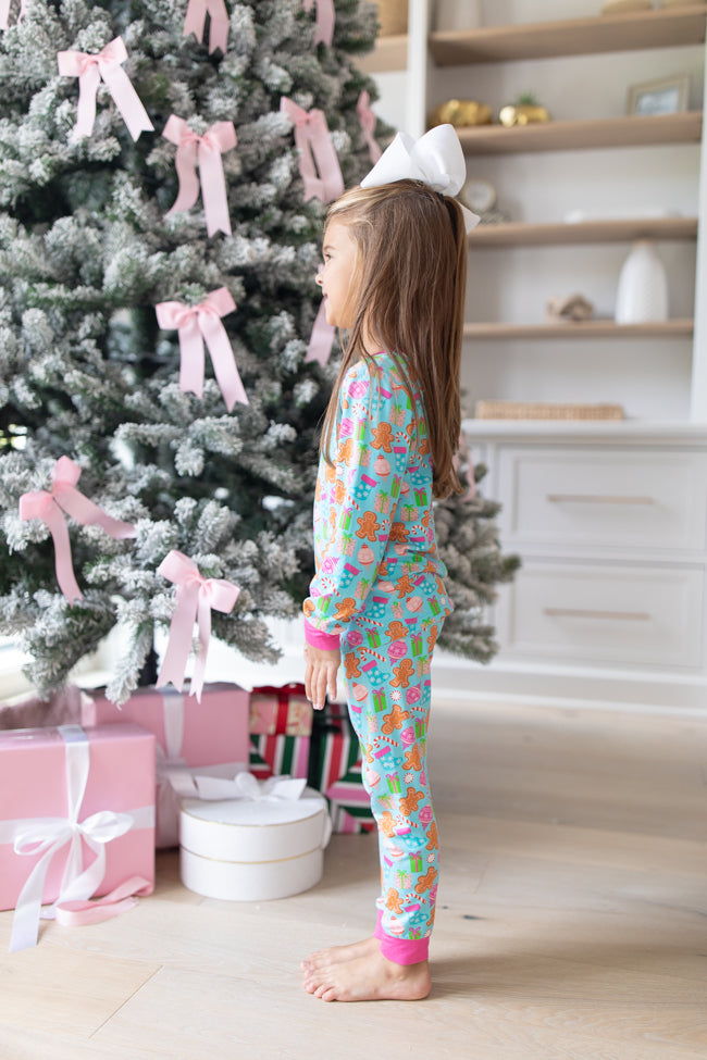 Kid's Under The Stars In Christmas Cheer Bamboo Pajama Set FINAL SALE