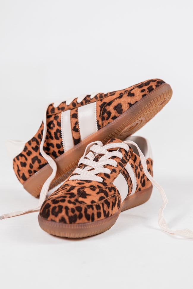 Lunden Double Stripe Cheetah Sneaker