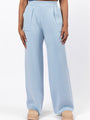 Let's Debrief Light Blue Wide Leg Sweater Pants SALE