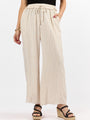 Full Sail Beige Linen Blend Striped Pants