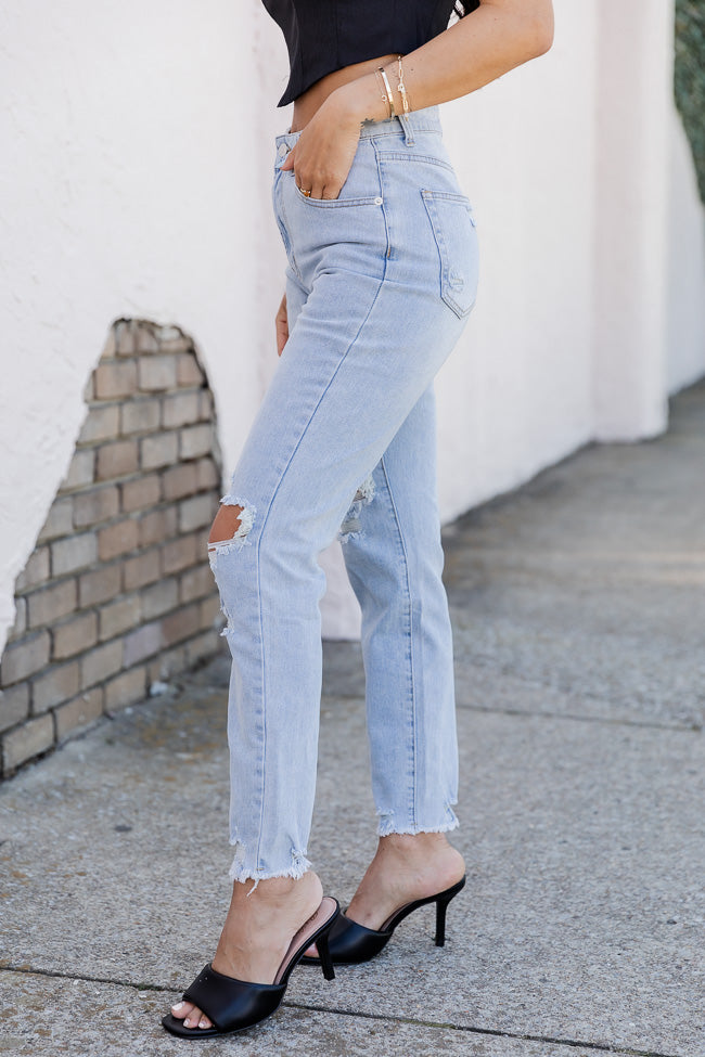 Grace Light Wash High Waisted Jeans FINAL SALE