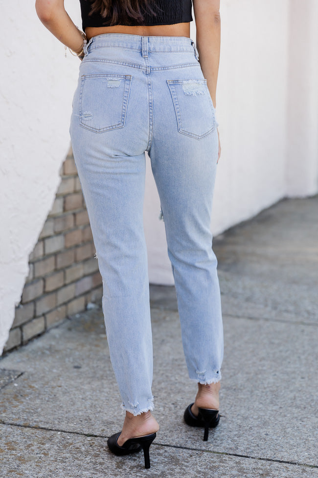 Grace Light Wash High Waisted Jeans FINAL SALE