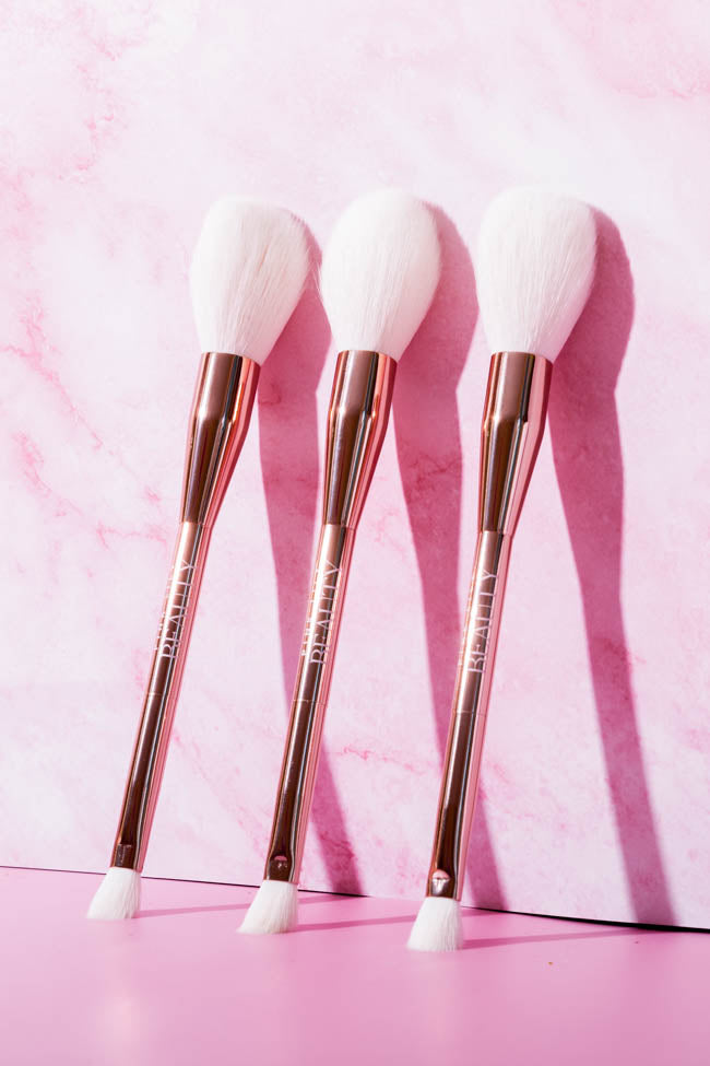 Pink Lily Beauty Blending Babe Dual Face & Eye Brush