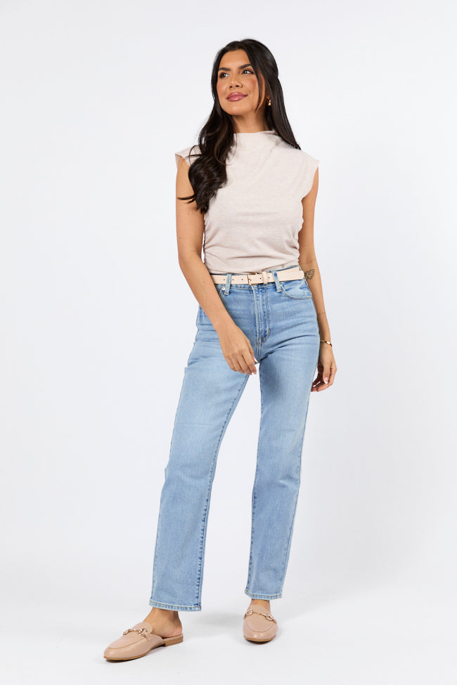 Eden Light Wash Straight Leg Jean