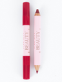 Pink Lily Beauty Double Bloom Dual Lipstick and Lip Liner - Your Berry Best