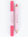 Pink Lily Beauty Double Bloom Dual Lipstick & Lip Liner - Cotton Candy