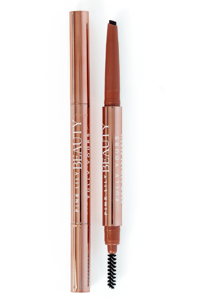 Pink Lily Beauty Fully Yours Brow Pomade Pencil - Deep Brown