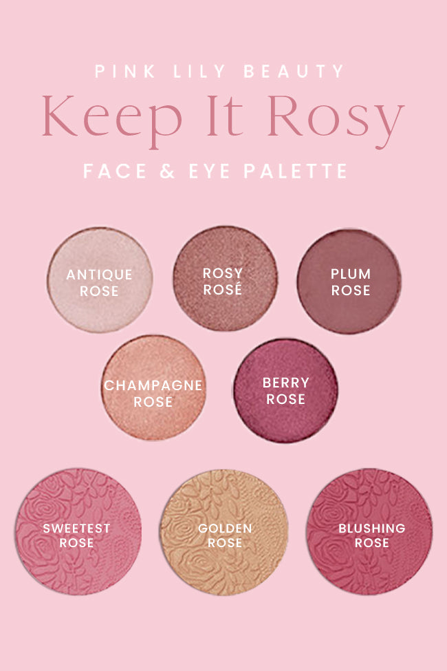 Pink Lily Beauty Keep It Rosy Eye & Face Palette