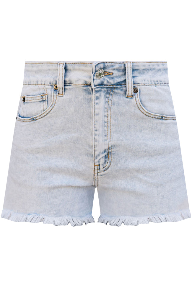 My Favorite Light Wash Denim Shorts