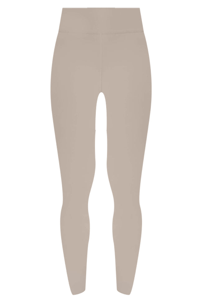 Raise The Standard Beige Active Leggings FINAL SALE