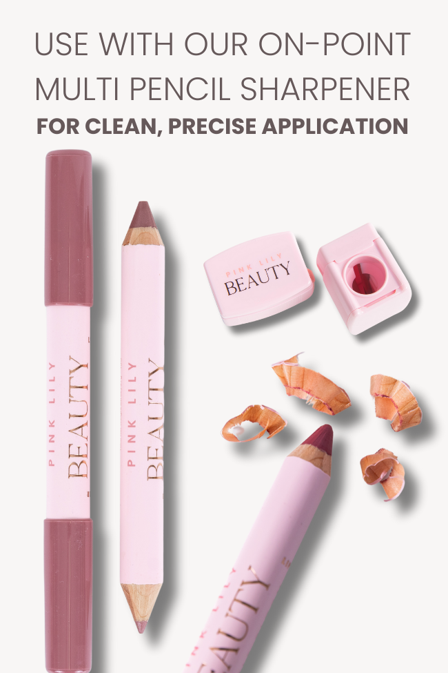 Pink Lily Beauty Double Bloom Dual Lipstick and Lip Liner - Rose and Shine