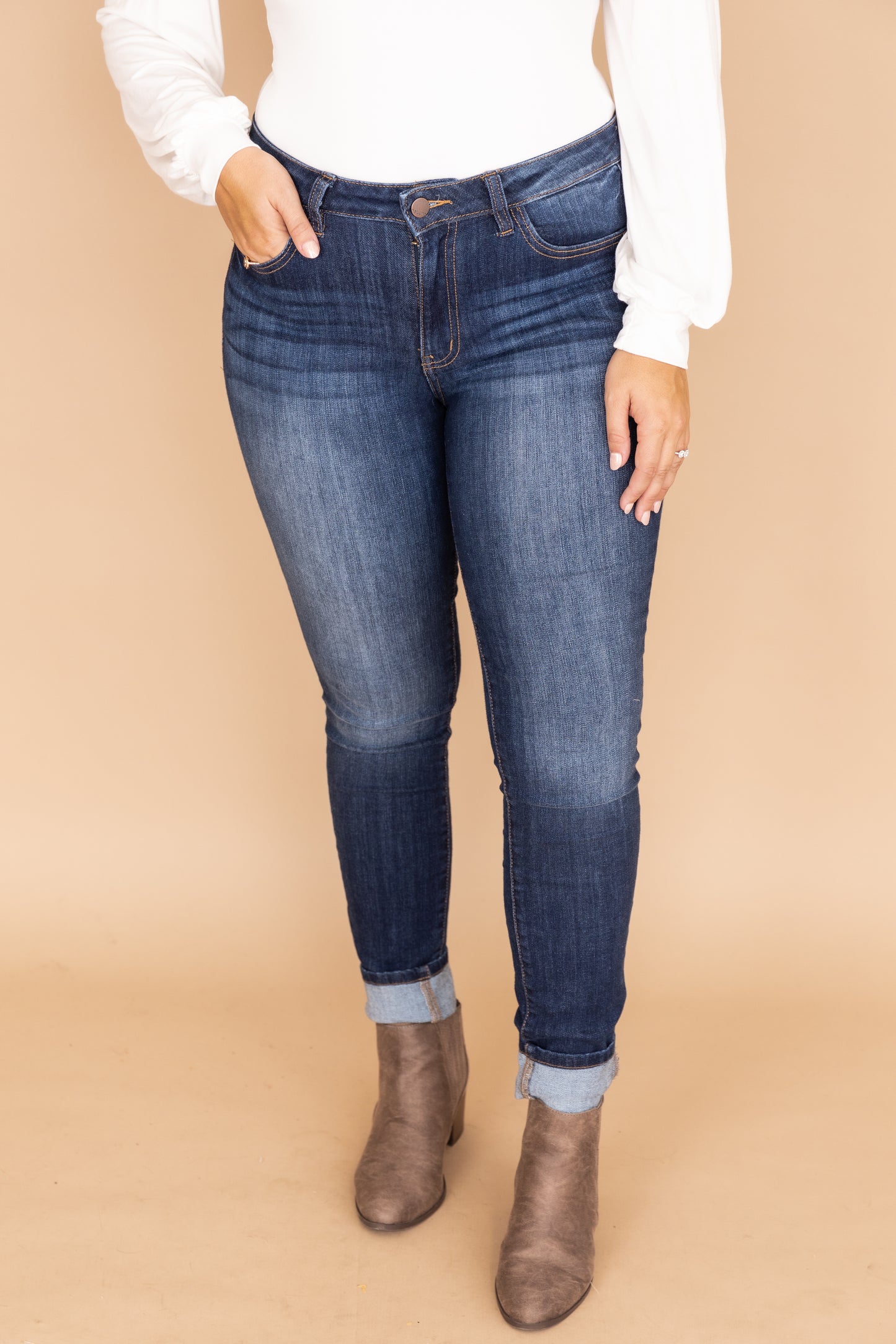 Willa Dark Wash Skinny Jeans FINAL SALE